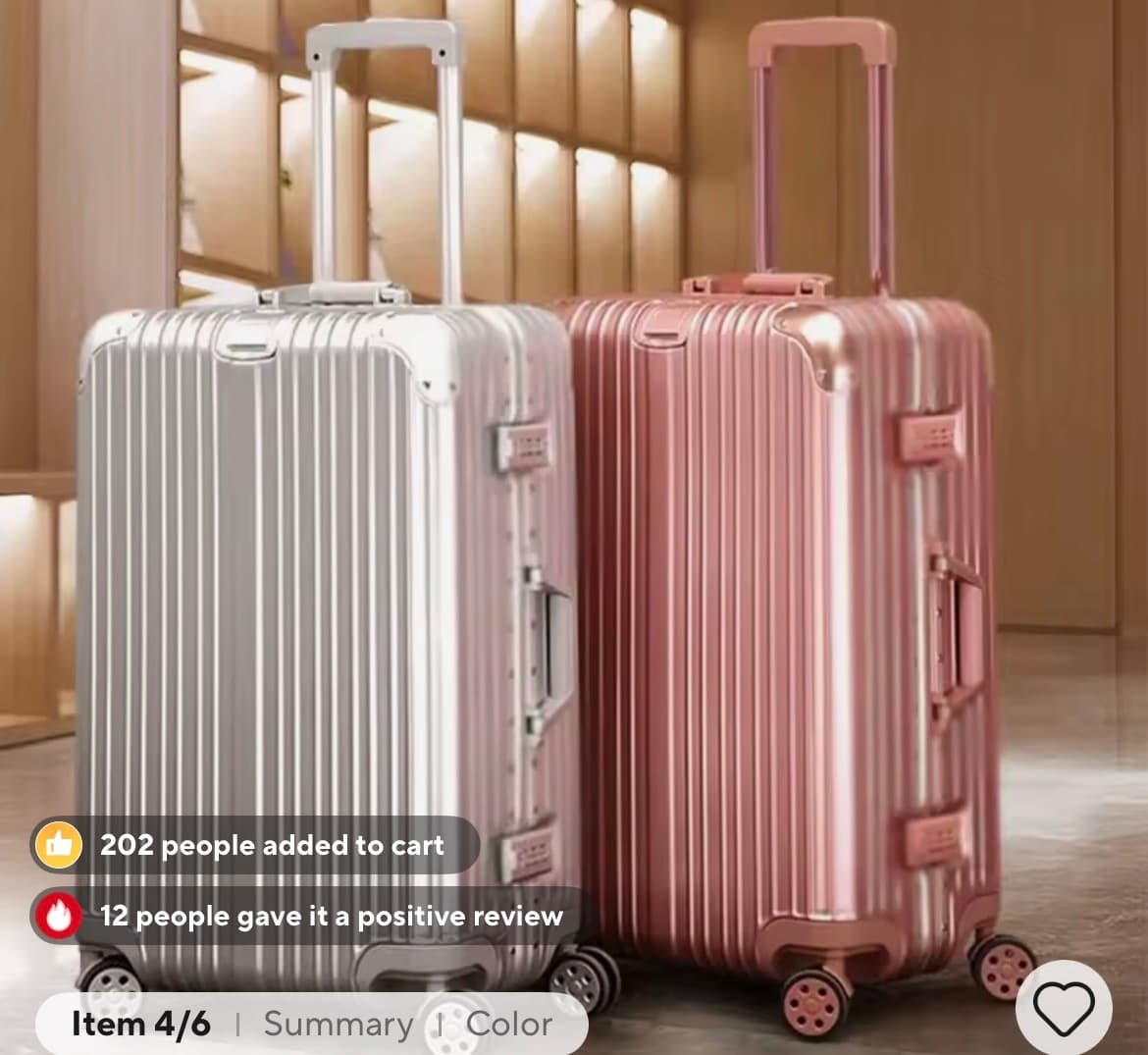 Aluminum Frame Suitcase 29 Inch TSA Customs Lock Trolley Case Universal Wheel 20" 26" Luggage Boarding Box Travel Suitcases